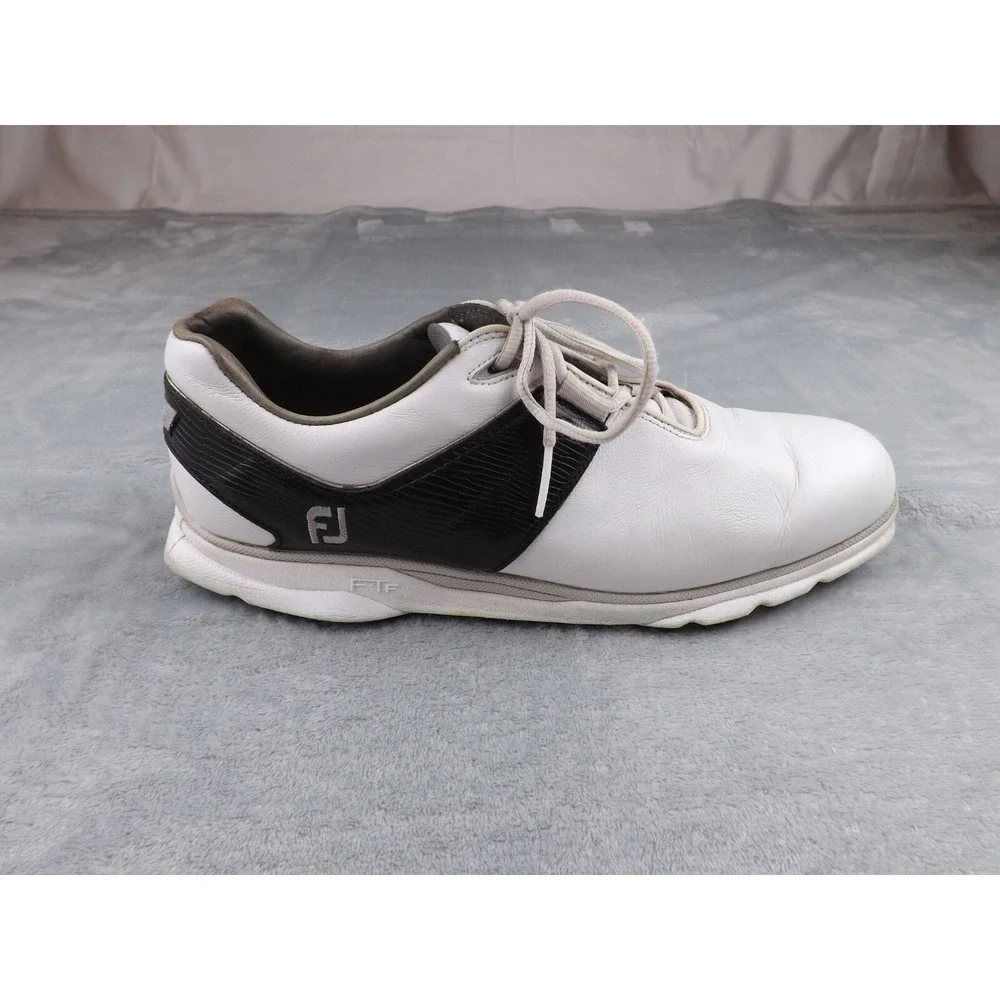 Footjoy Pro SL FTF Golf Shoes Men's‎ Size 10.5 White/Black